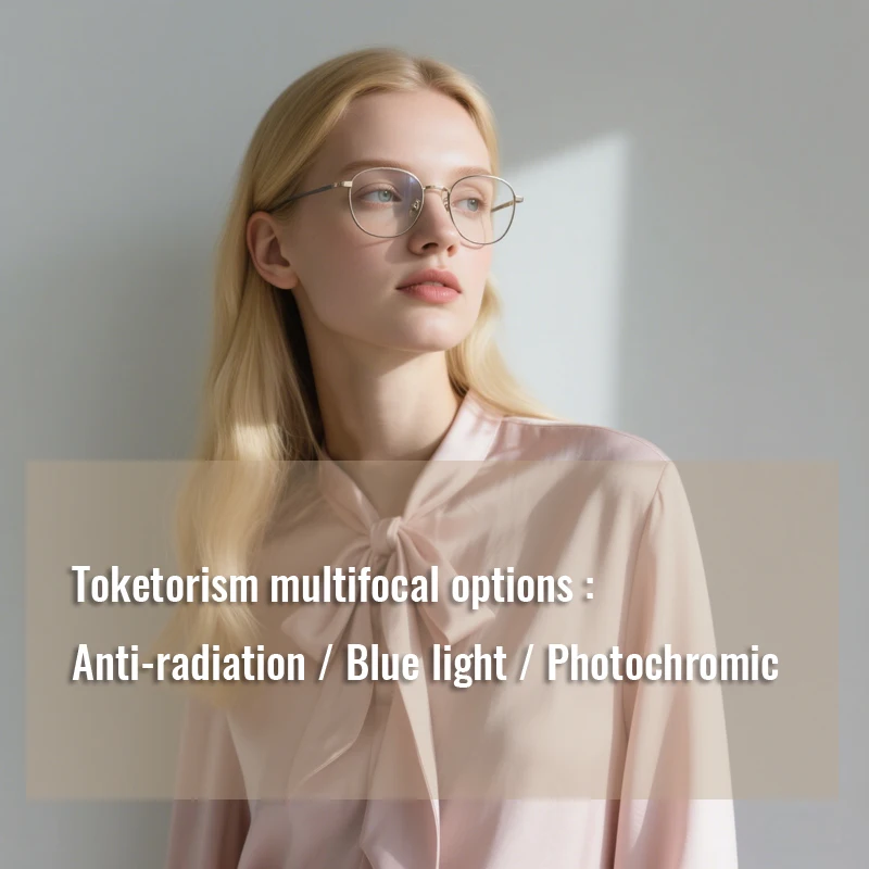 Toketorism Multifocal Lenses Customize Photochromic Anti Blue Light Progressive Prescription Glasses multifocal glasses lenses prescription glasses lenses optical lenses prescription lenses