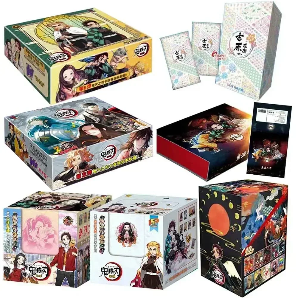 Nuove Carte Demon Slayer Originali Infinite Train Ssp Card Diamond Rare Card Tanjirou Kamado Nezuko Character Collection Card