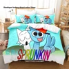 2025 Hot Sprunki Bedding Set Single Twin Full Queen King Size Bed Set Adult Kid Bedroom Duvetcover Sets Anime parure de lit Bed 5