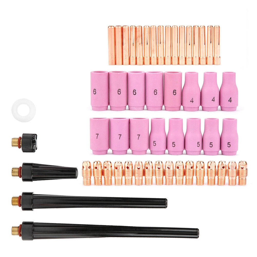 

Accessories Body Parts Collet Cup Kit Gas Lens Nozzle WP WP Collet Cup Kit Gas Lens Nozzle Pcs TIG Welding Torch Body Parts New