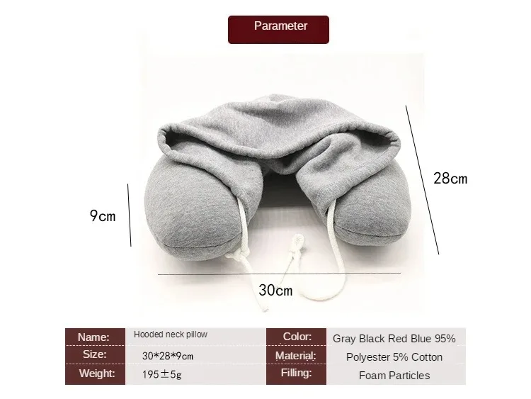 Ergonomic Multi-Functional Travel and Office Neck Pillow