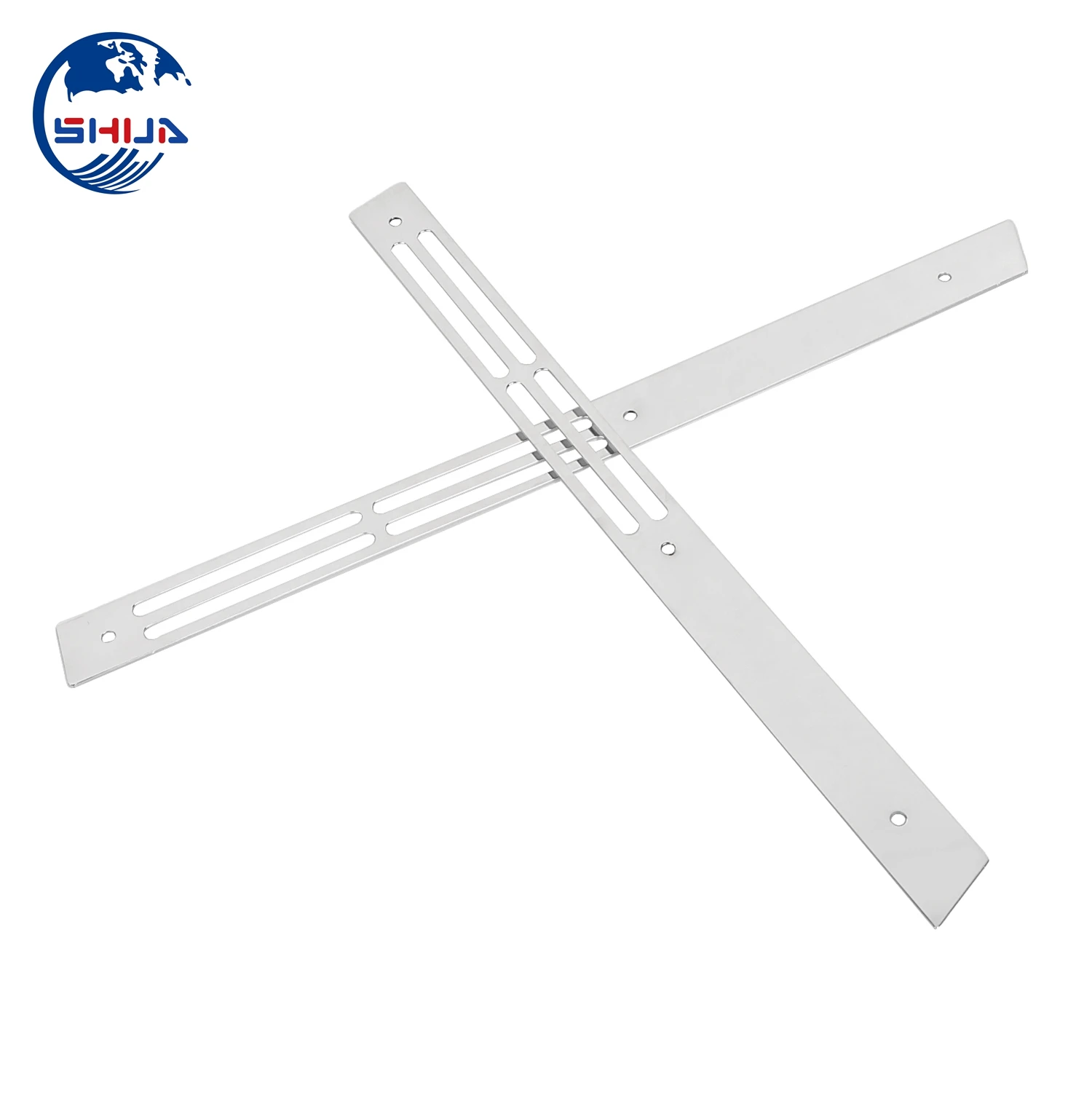 2X Chrome Left & Right Iron Fairing Side Moulding Trim For Honda Goldwing 1500 1988-2000 GL1500SE Aspencade Interstate