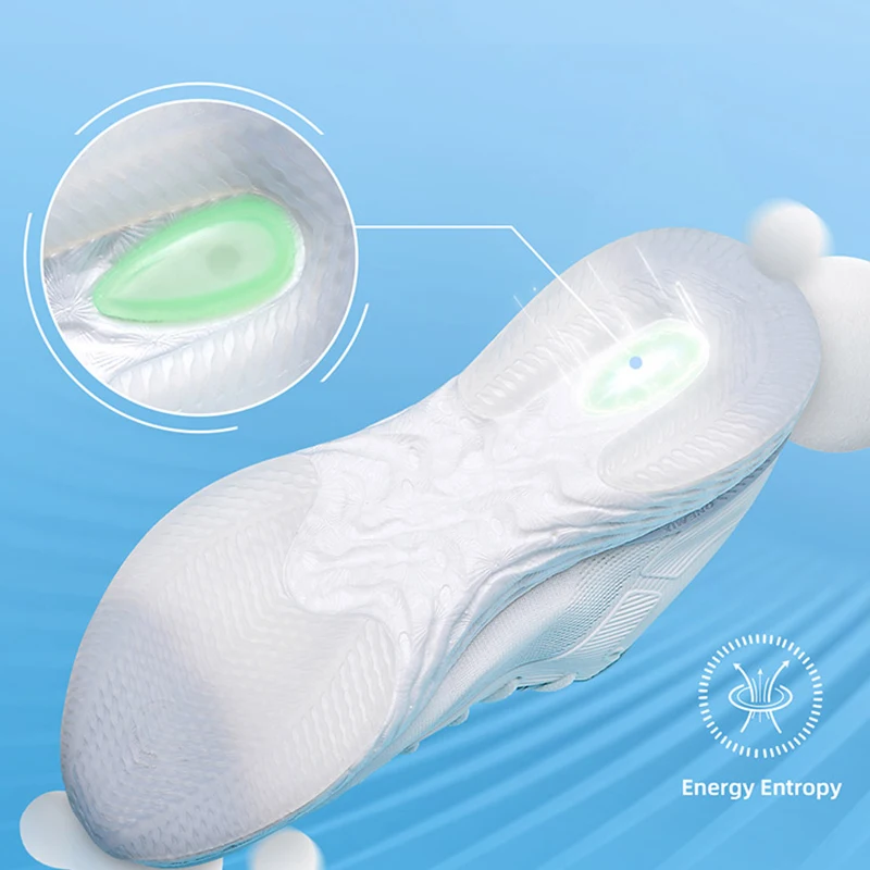 ONEMIX Black White Running Shoes For Men Sneakers Marathon Trainers Footwear Breathable Mesh Women Walking Tennis Sports Shoes