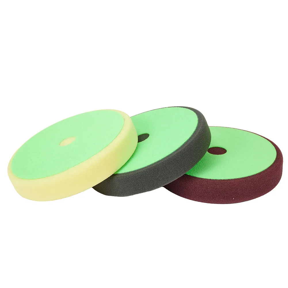 

3pcs Sponge Buffing Pad Foam Polishing Pads Kit Sanding Disc For Waxing Polishing Sealing Glaze Auto Care Buffing Tool