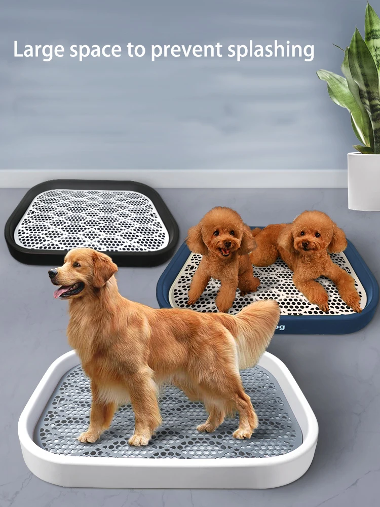 Portable Pet Dog Toliet Training Plastic With Pillar Toilet Mat
