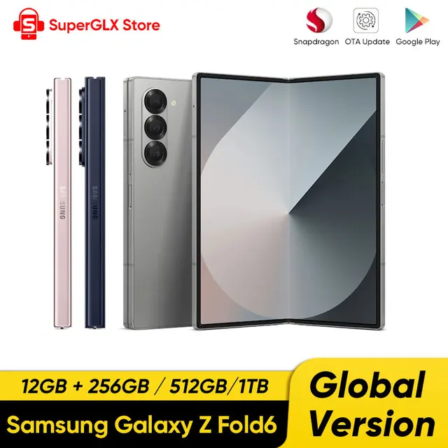 2024 Samsung Galaxy Z Fold6 5G AI Smartphone Snapdragon 8 Gen 3 7.6'' 120Hz Foldable AMOLED 2X Display 50MP Cameras With S Pen 1