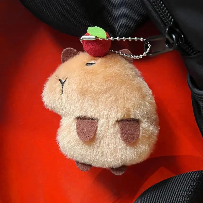Capybara Plush Keychain Pendant Simulation Capibara Anime Fluffty Toy  Stuffed Animals Doll Plush Stuffed Animals Plush Kid toys - AliExpress