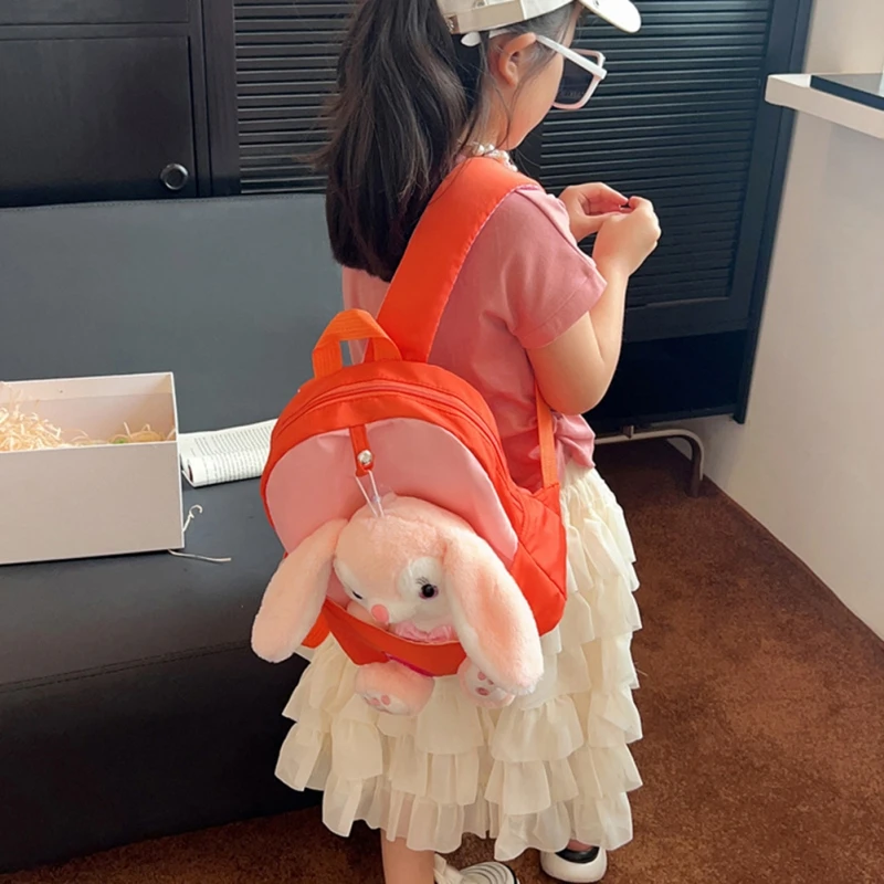 Personalised Plush Unico rn Stuffed Animals Backpack with Removable Stuffed Plush Toy Animals Backpack for Girls 5