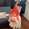 Personalised Plush Unico rn Stuffed Animals Backpack with Removable Stuffed Plush Toy Animals Backpack for Girls 5