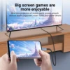 4K 60Hz HD Video Conversion Cable Typec To Hdmi Same Screen Cable TV Computer 2 Meters Braided Screen Projection Cable 5