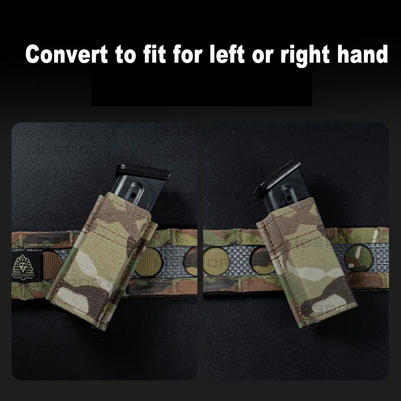 Tactical 9mm Magazine Pouch FAST Multi-Angle Single Mag Holster for G17 M9