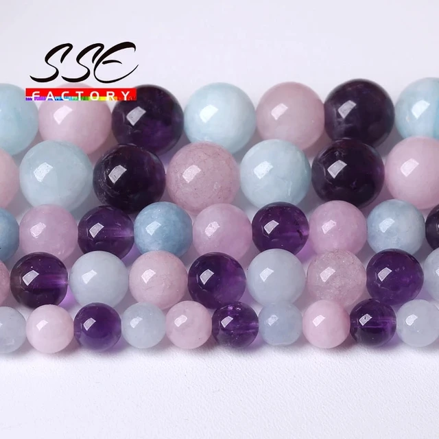 5A Quality Natural Stone Blue Tiger Eye Beads Round Loose Beads 6 8 10 12mm For Jewelry Making DIY Charm Bracelet 15