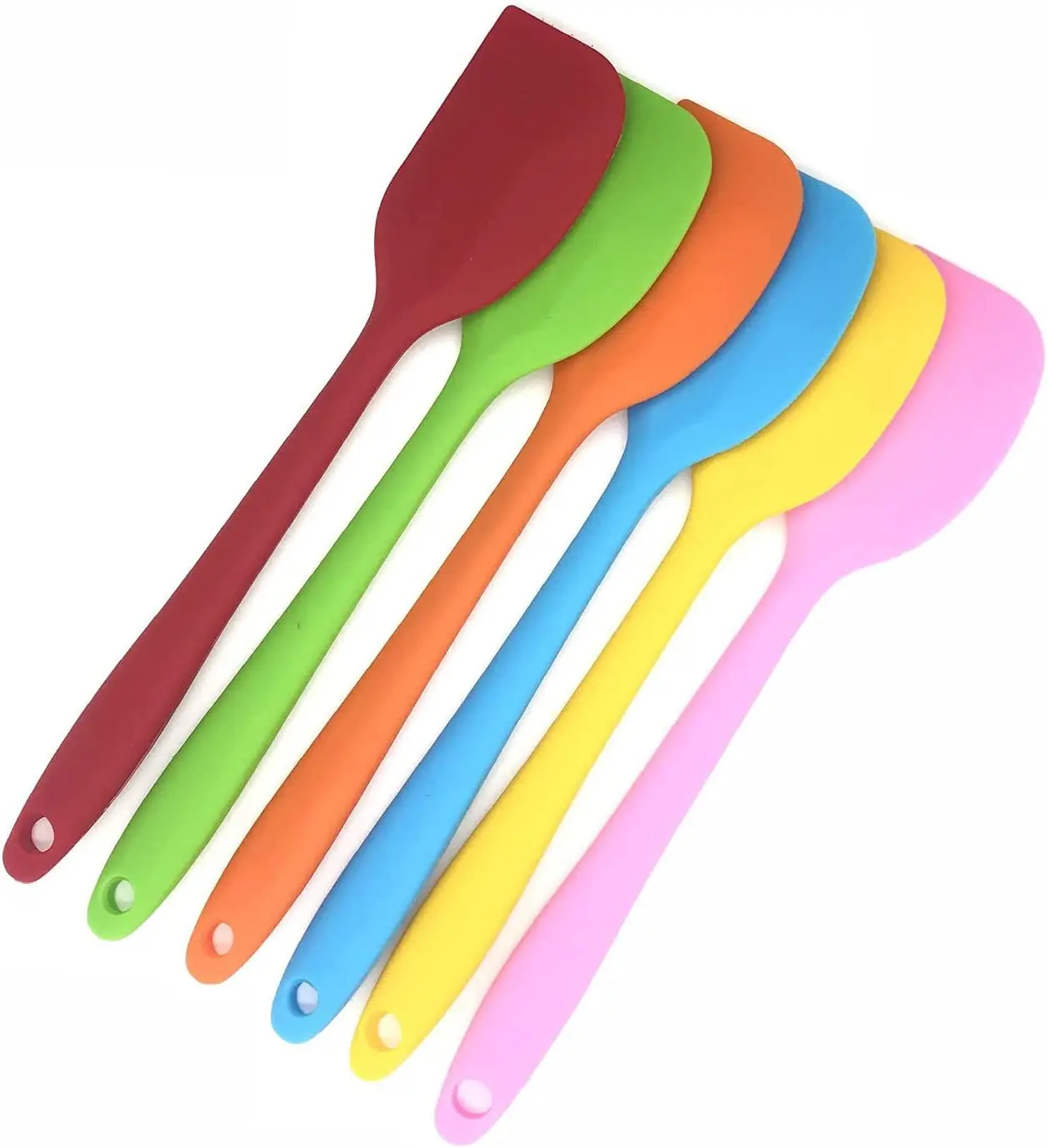 Silicone Spatula, Heat Resistant Flexible Non-Stick, Slim Spatula,Best for  Jars, Blender and More 9.6in/24.5cm