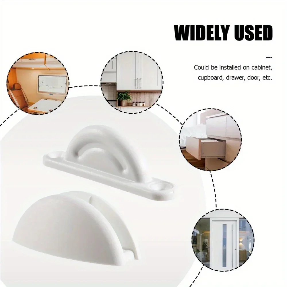 1 Set Door Retainer Catch- Camper Accessories Door Retainer Catch for Caravan Motorhome Lock Boat Rv Stopper Clip