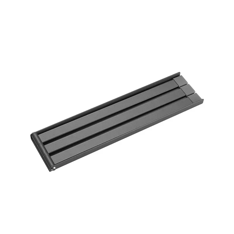 Creative rotating towel rack Bathroom punch-free mobile towel rack Kitchen refrigerator Fold three hang bar
