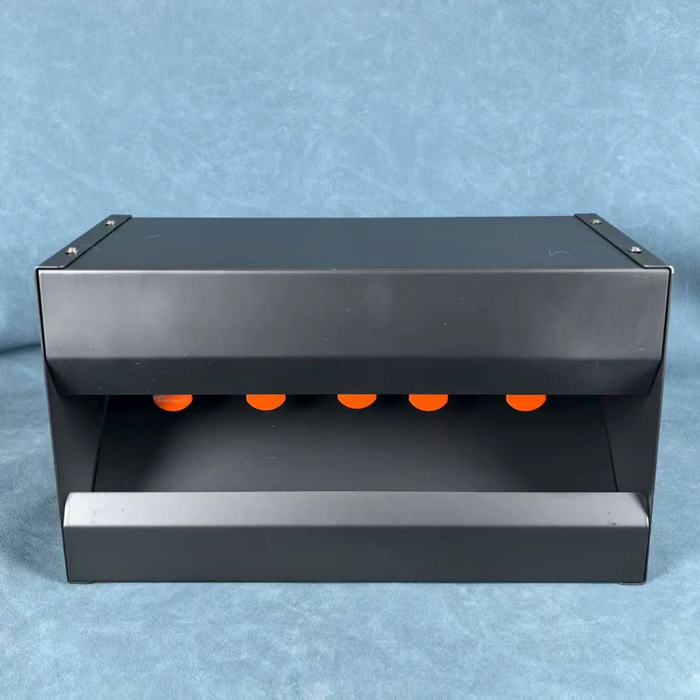 Piège à plombs taille moyenne 32x18cm avec 5 plaques cibles 2mm pour airgun et entraînement
