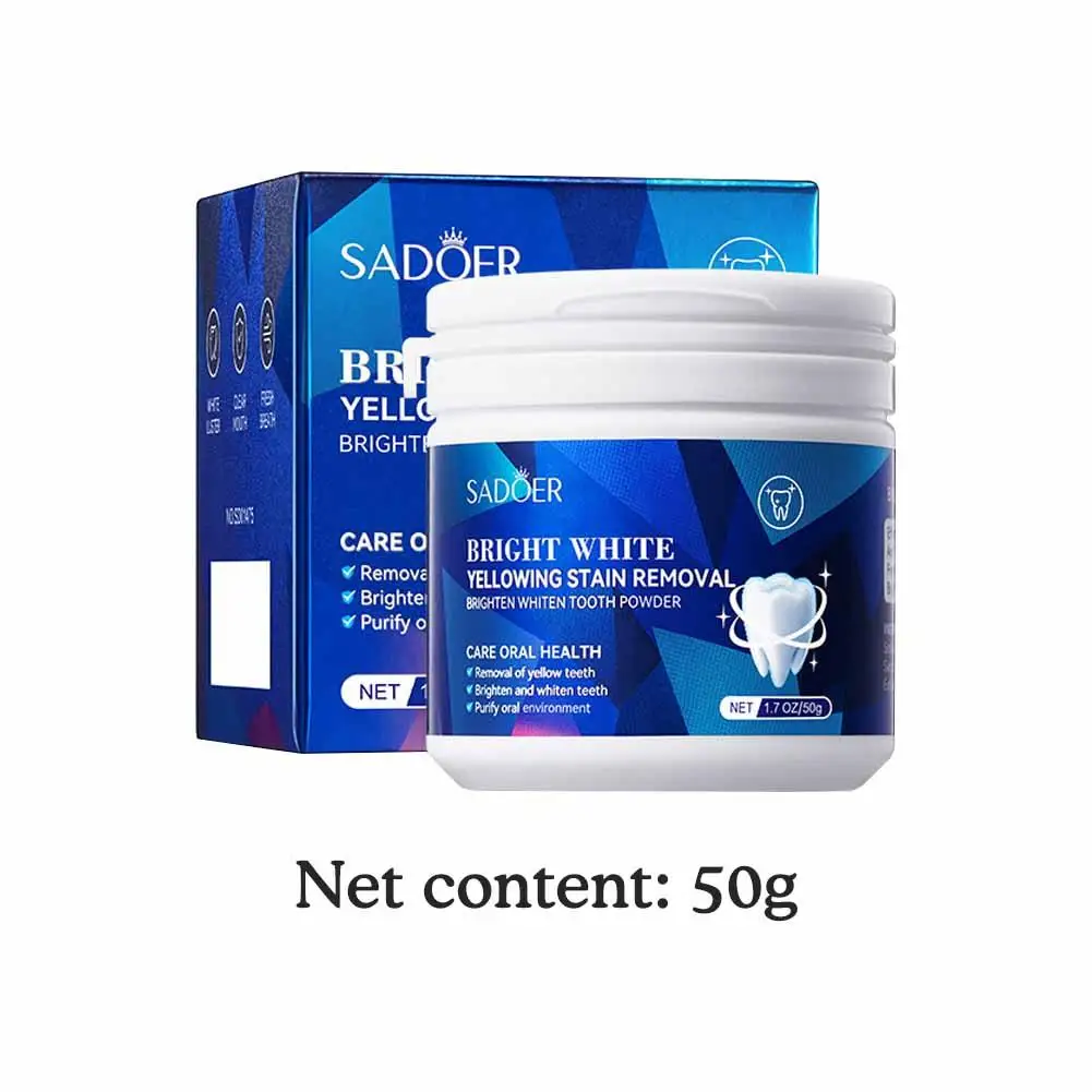 50g Teeth Whitening Powder Toothpaste Cleansing Tartar And Fixes Teeth Dental Calculus Remover Whitening Removal Bad Breath
