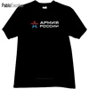 man t-shirt cotton tee-shirt brand tops Army of Russia Cool Patriotic T-shirt in black male summer t shirt 4XL 5XL