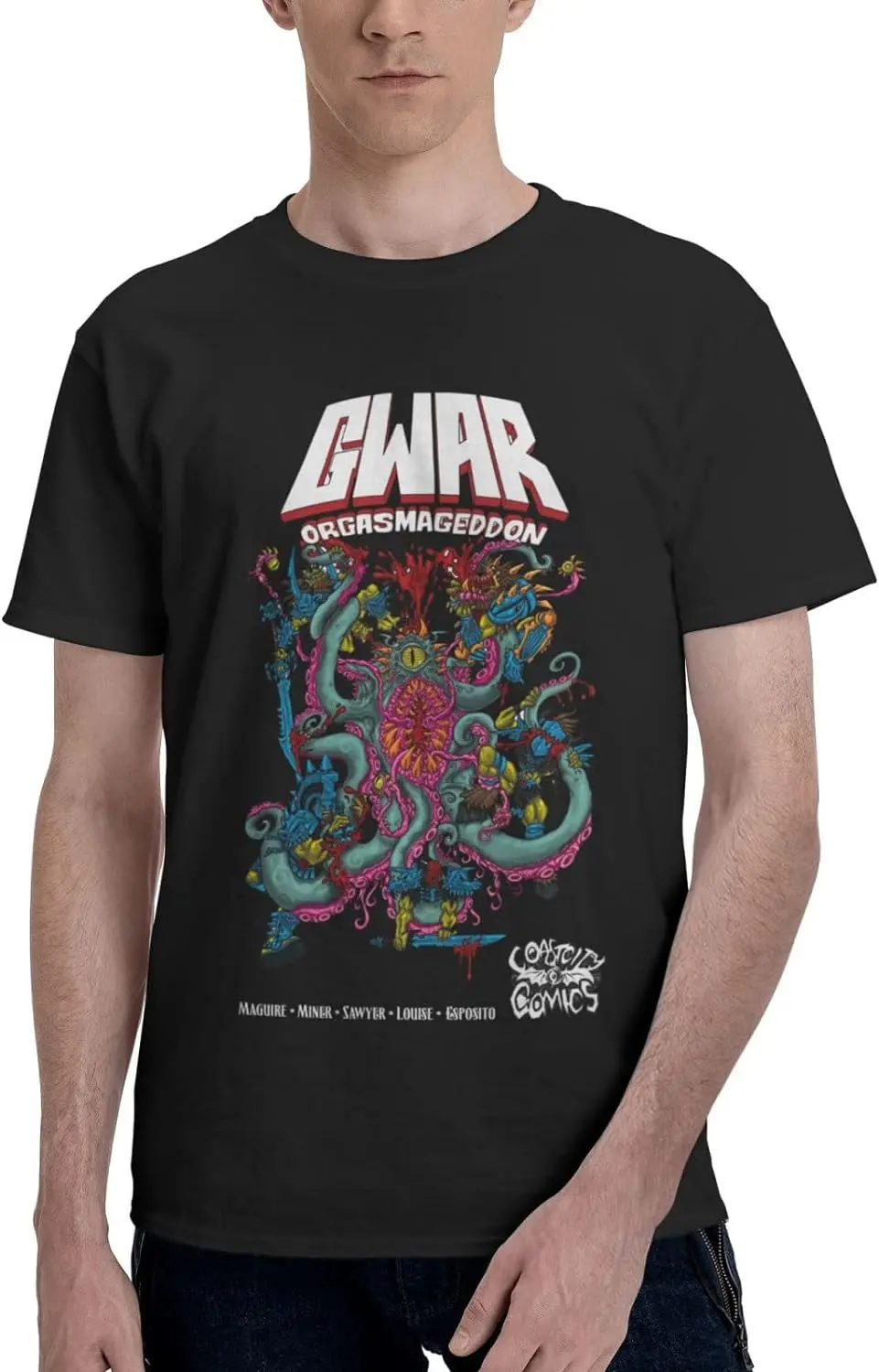 

Gwars Unisex Casual T-Shirt Music Tour 2024 Men Casual Shirt