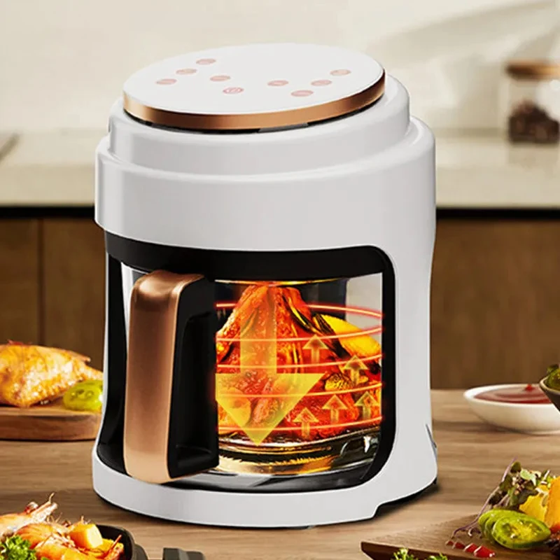 Air Fryer Visual Oil-free Electric Fryer Multi-functional Automatic Household 360&deg;Baking LED Touchscreen Oil Air Fri