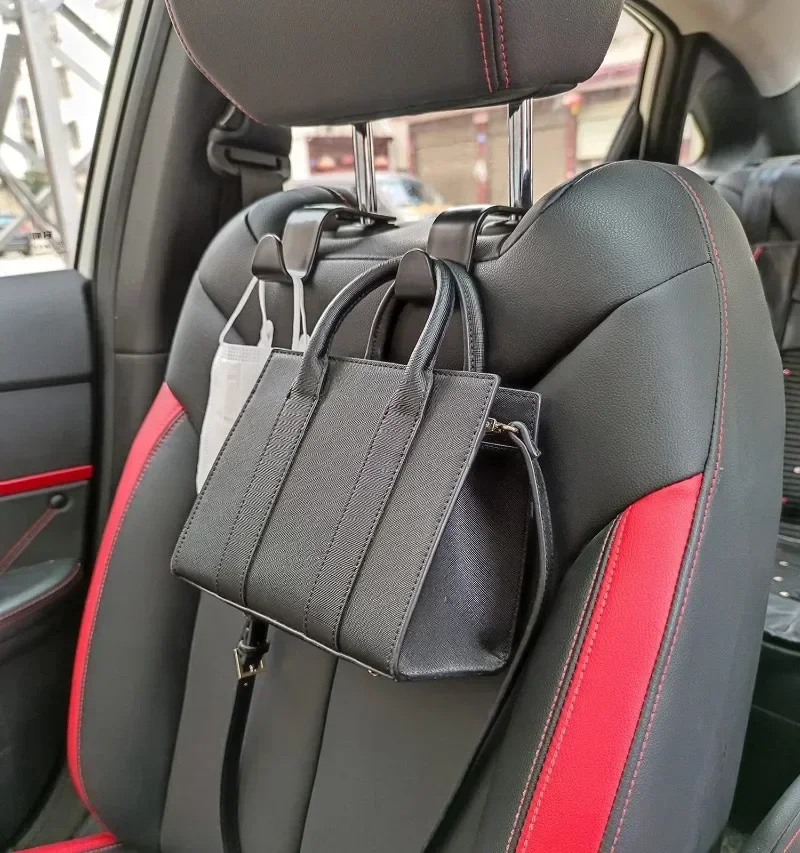 Car Seat Hook 4Pack for Bags Car Clips Front Seat Headrest Organizer Holder