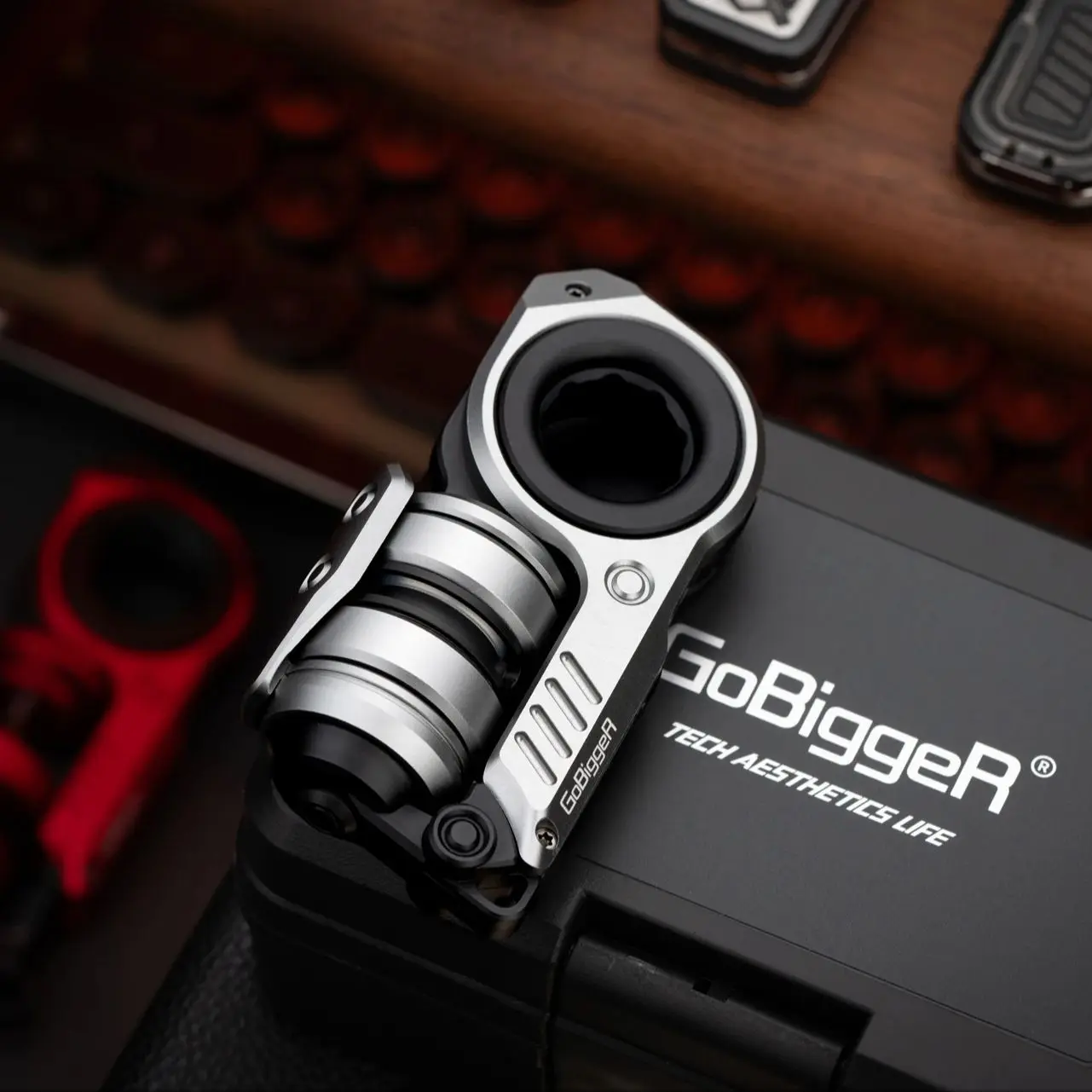 GoBiggeR Sinian Aluminum フィジェットトイ音叉 GoBiggeR, Sinian, Fidget Slider