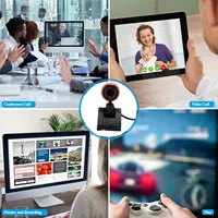 Desktop Camera USB2.0 with MIC HD Webcam Web Camera Cam 360 Degree for Computer PC Laptop for Skype / MSN Web Camera USB Camera - Image 6