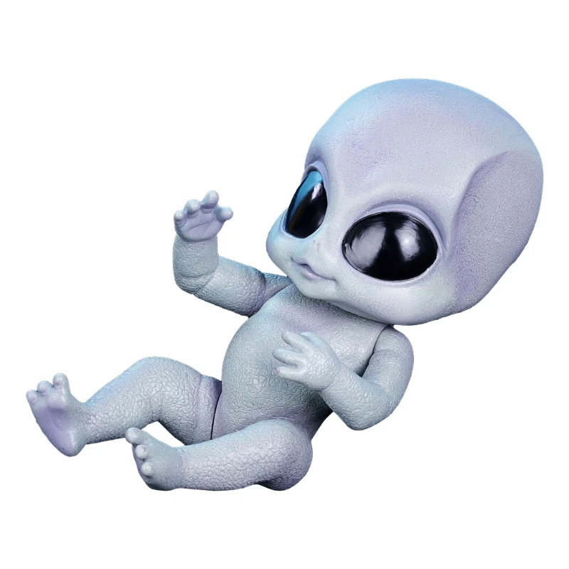 

14.01inch Already Finished Alien Reborns Toddler Baby Alien with Moving Arm & Legs Small Baby Size Alien