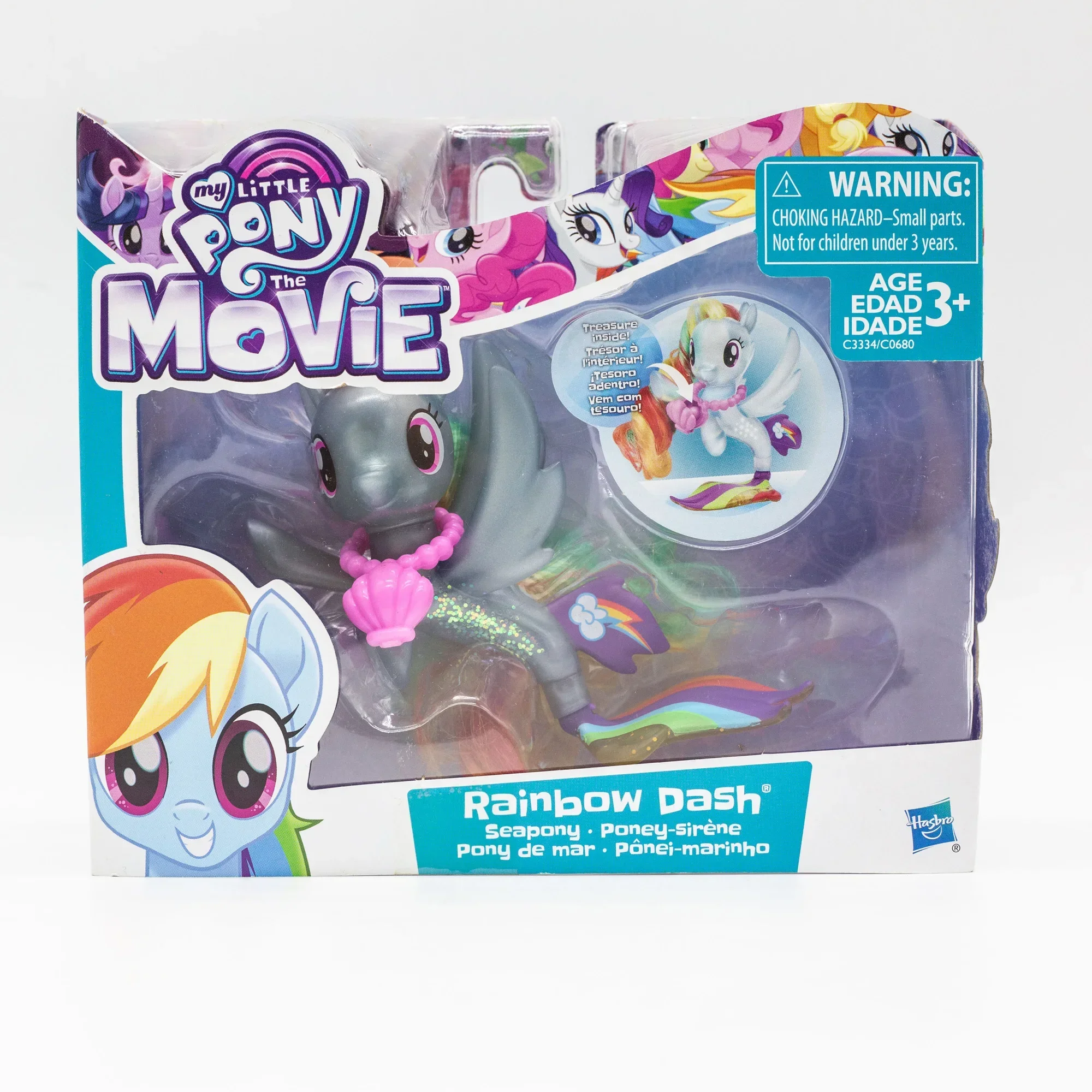 Hasbro My Little Pony Rainbow Dash Fluttershy Cute Adores Shimmer Seapony  Figurine per bambini Collezione di regali di compleanno per ragazze -  AliExpress, image size:2000x2000