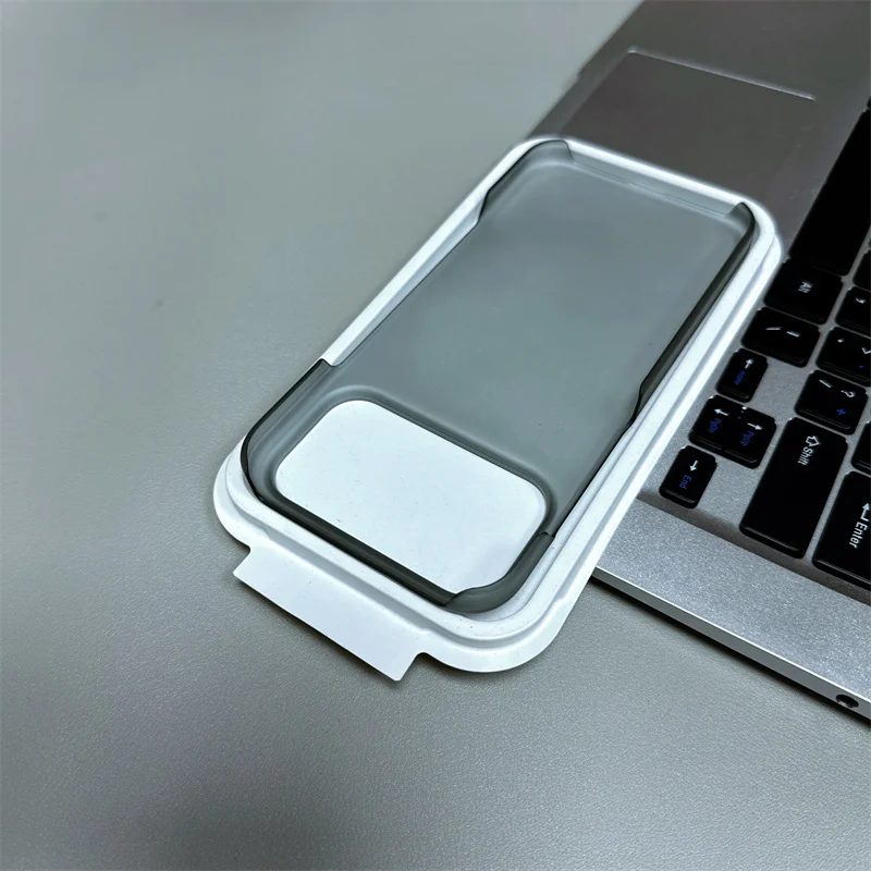Frameless Ultra Thin Translucent Bumper Case - Matte Hard Plastic Cover