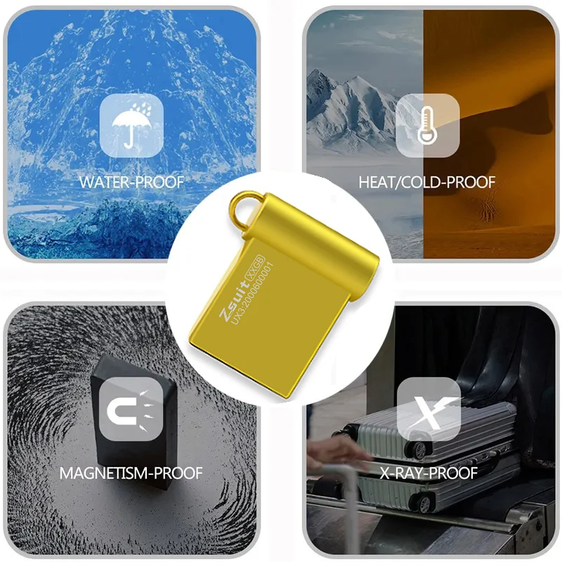 10pcs Free Logo Memory U Disk USB Flash Drive 4GB USB Metal Stick Pendrive 64gb High Speed USB Mini Pen Drive 32GB Memory U Disk