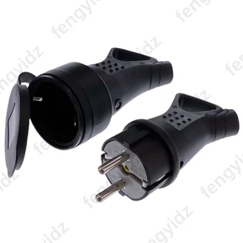 Waterproof EU Power Socket Plug 1