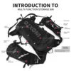 Running Hydrating Vest Backpack 8L, Cycling Hydrating Backpack Hiking Marathon Hydrating, With 2L Water Bag 250ML Water Bottle 4