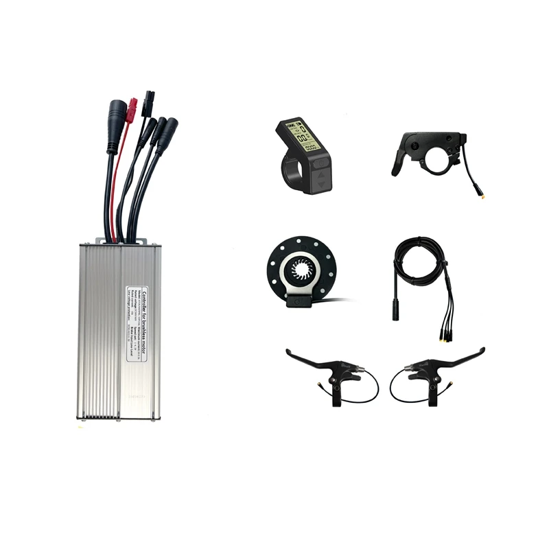 

Sine Wave Controller Kit Electric Bicycle Electric Scooter Kit LCD4 Display Sine Wave Controller 36/48V 30A 1000W Spare Parts