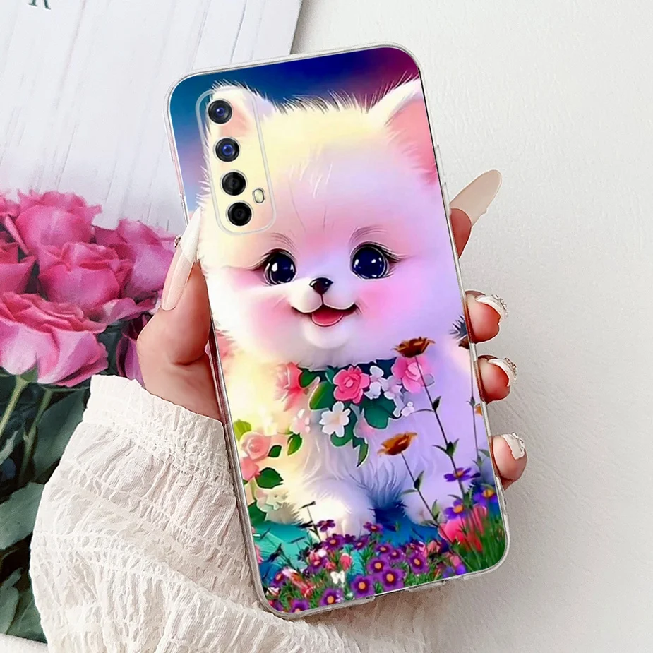 Cute Cat Luxury Painted Soft Silicone Phone Case Cover
