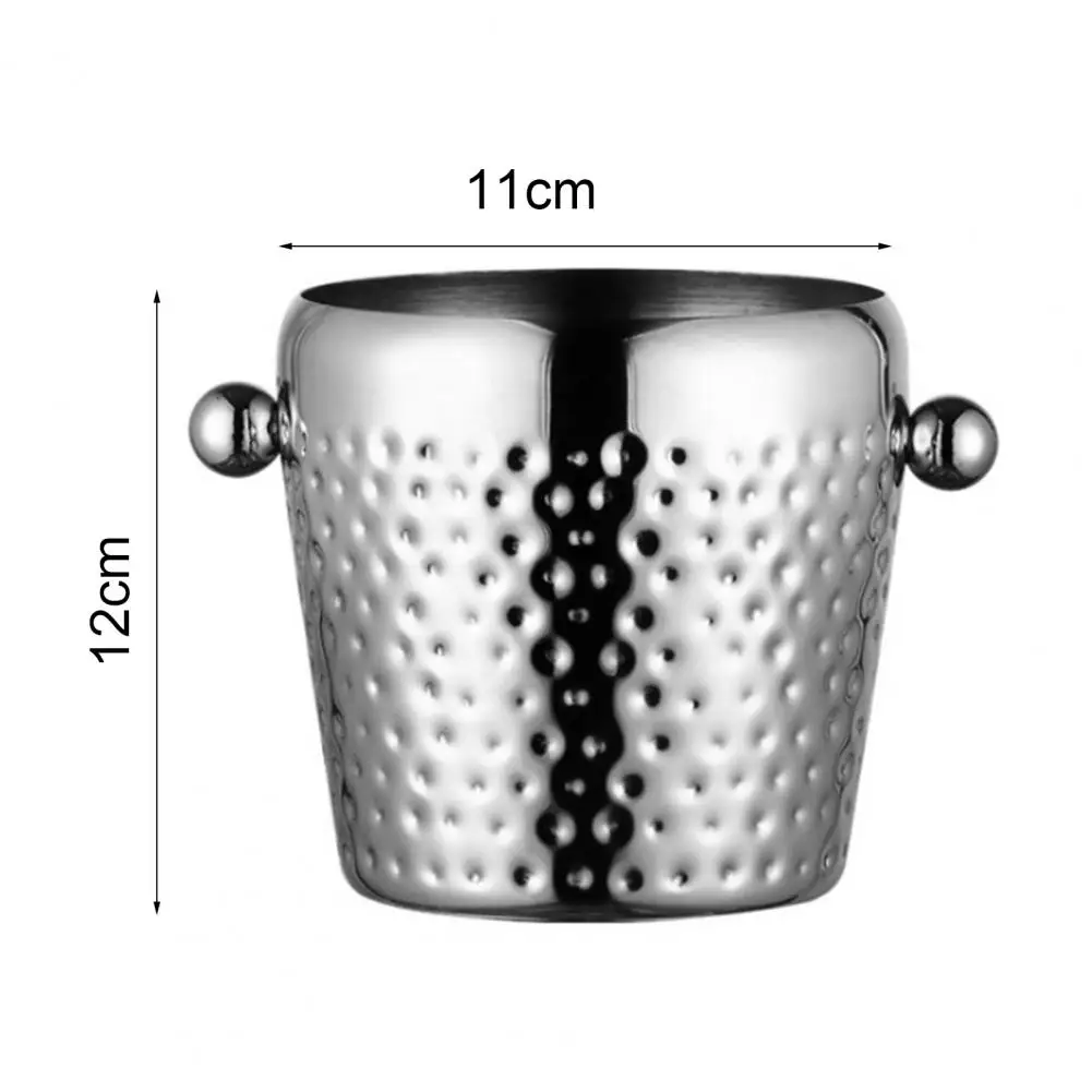 Wine Chiller Eco-friendly Bottle Cooler Rust-proof Ice Barrel 3 Styles Ice Bucket Single Layer Beer Chiller for Bar