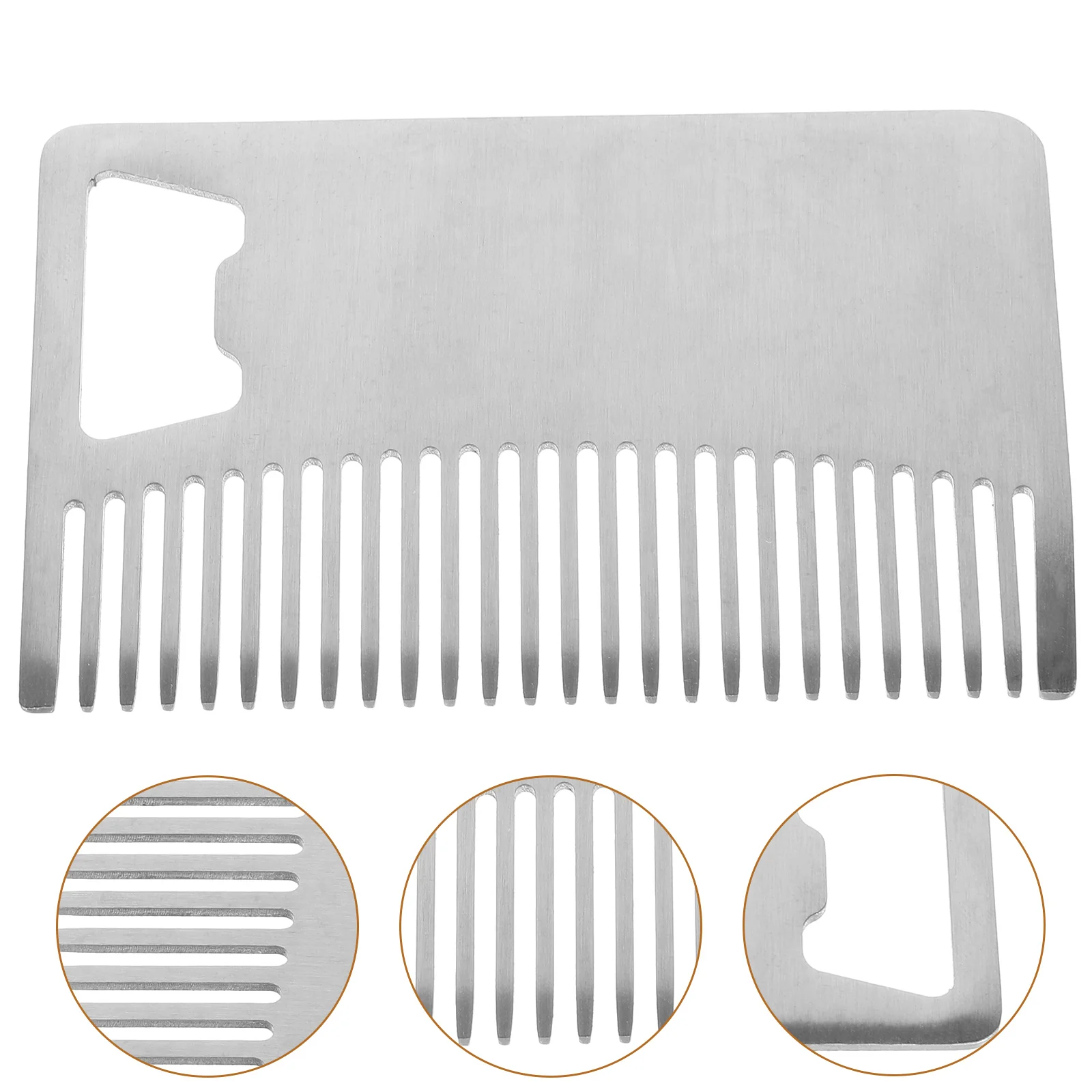 

Travel Comb Barber Combs Styling for Men Beard Cutting Professional Hair Wallet Craft