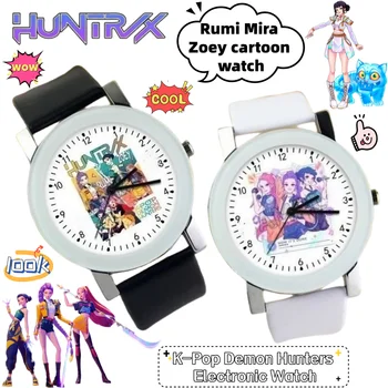 K-Pop Demon Hunters Cartoon Watch – Rumi, Mira & Zoey Creative Digital Student Electronic Watch 1