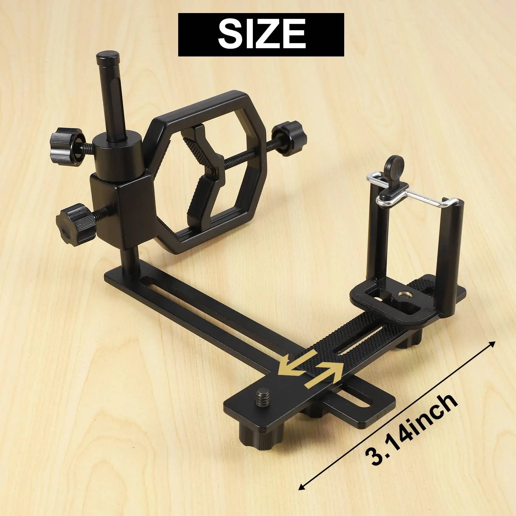 Telescopic Universal Digital Camera Phone Bracket Telescope Adapter_OFSS