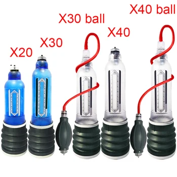 Hydrotherapy X20 X30 X40 Penis Pump Penis Enlargement Cock ProExtender Vacuum Pump For Men Dick Erection sex toys for gay men 1
