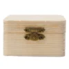 1pcs Wooden Storage Box Plain Natural Wooden Packing Box Storage Box Gift Box Plain Wood With Lid Multifunction Hinged Boxes 3
