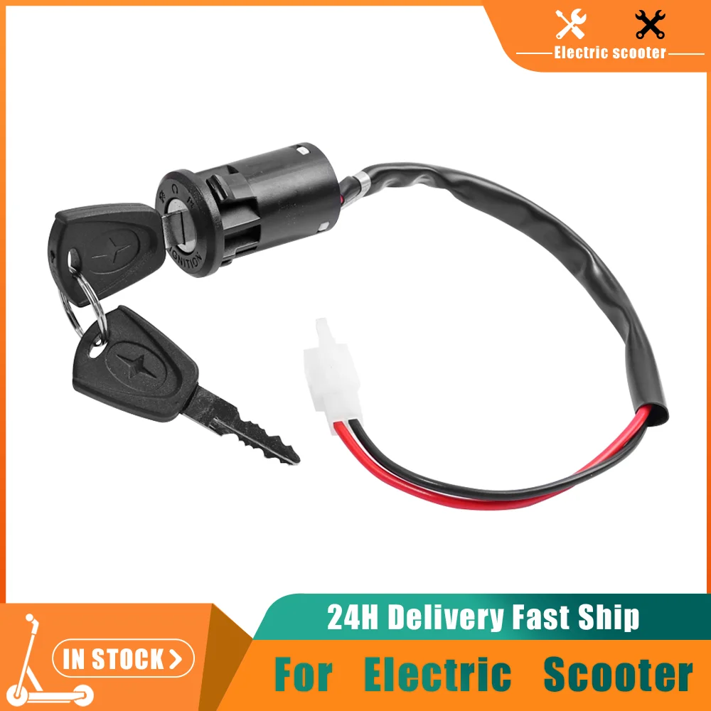 Uxcell Ignition Switch Electric Bike Bicycle Security Keys Lock W Two