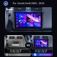 Автомобильный радиоприемник Android 2 Din, беспроводной Carplay для Suzuki Swift 2003-2010, мультимедийный плеер, стереонавигация, головное устройство, авто аудио — изображение 3