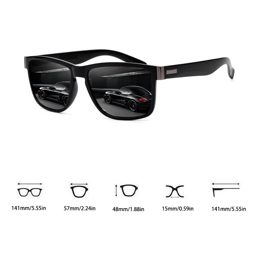Vintage Pattern Square Luxury Sunglasses - Unisex UV400 Eyewear