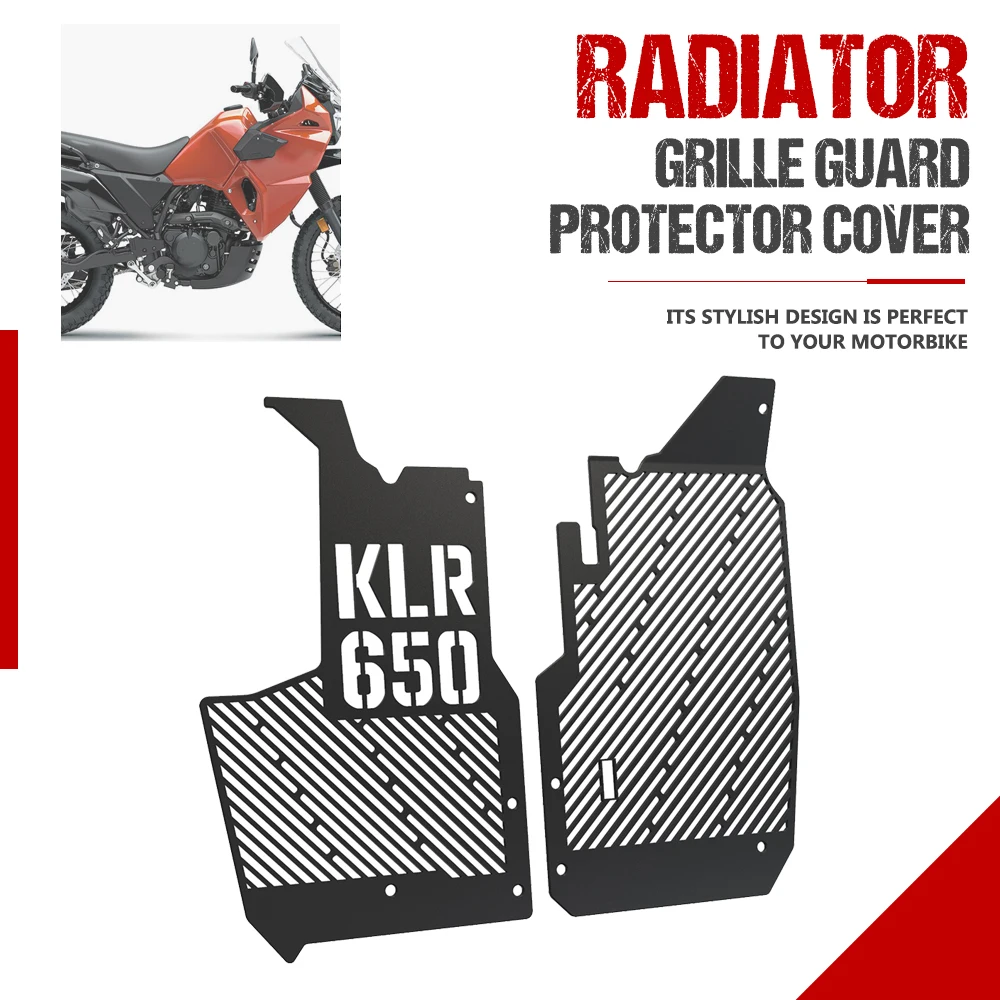 

FOR Kawasaki KLR650 S ABS Adventure KLR 650 2022-2023-2024 Motorcycle Radiator Grille Guard Protector Grill Cover Protection