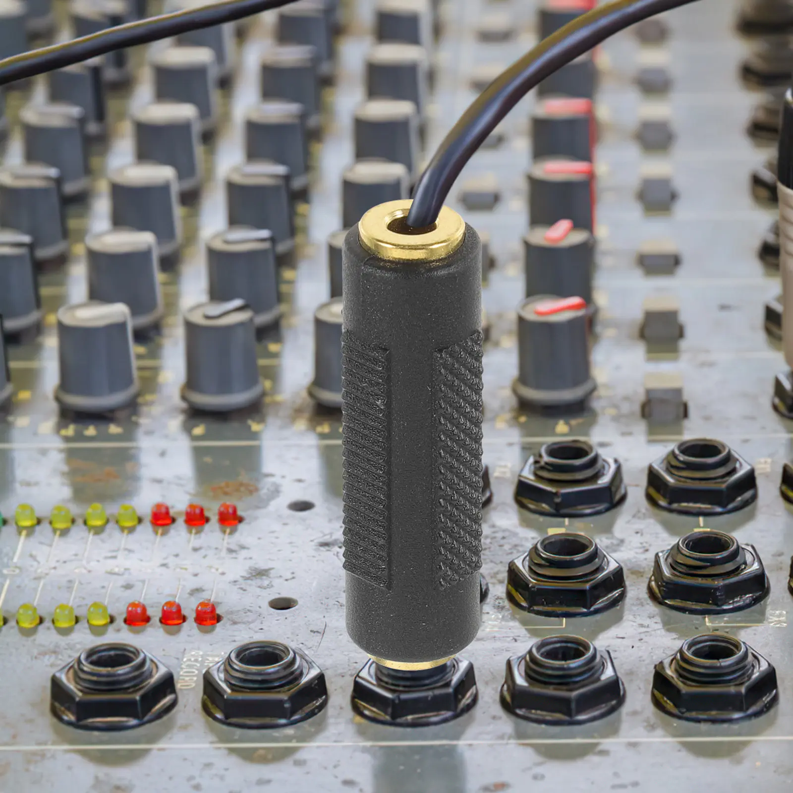 3.5mm 암-암 스테레오 잭 어댑터 오디오 커플러 커넥터 헤드폰용 Aux 연장 커넥터 마이크 스피커 커넥터