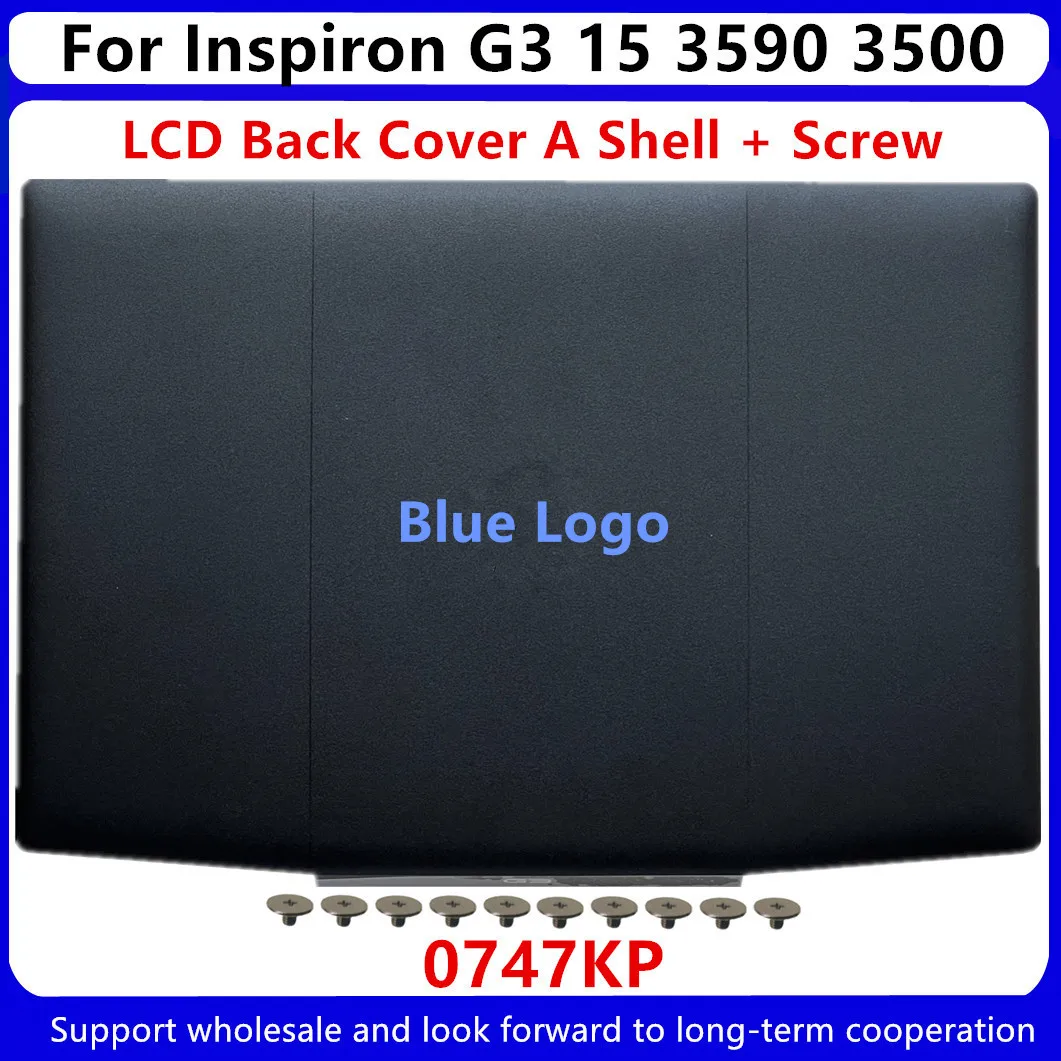 Tampa Traseira do Lcd para Dell Moldura Dianteira Dobradiças Parafuso Dell Inspiron g3 15 3590 3500 P89f 0747kp 03 Hkfn Ygcnv Novo - Imagem 4