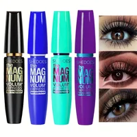 4D Black Mascara Thickening, Lengthening, Curling, Waterproof Liquid Fiber Mascara, Eyebrow Liner 1