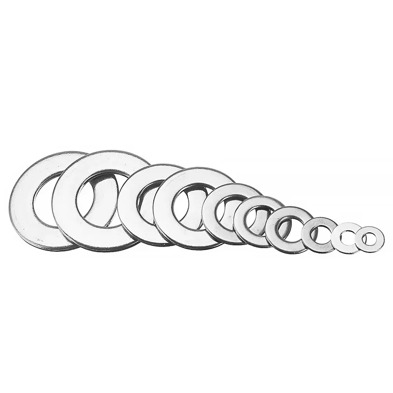 Description Picture 4 of item580pcs/Box 304 Stainless Steel Gasket Flat Wafer Washer M2 M2.5 M3 M4 M5 M6 M8 M10 M12