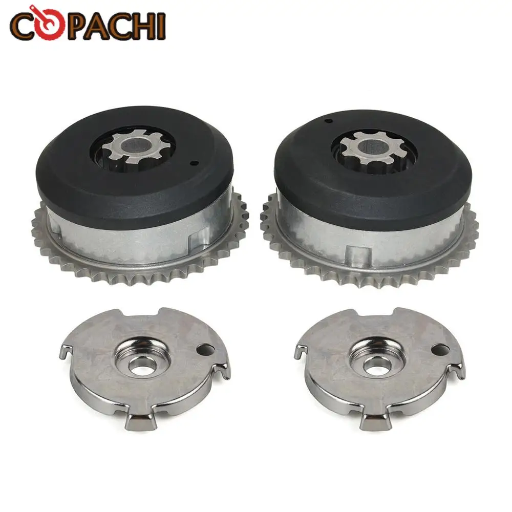 

2Pcs Intake + Exhaust Camshaft Adjuster Sprocket 11367583207 11367583208 for BMW N51 N52 N55 X1 X3 X5 E60 E64 E81 330i 525i 530i